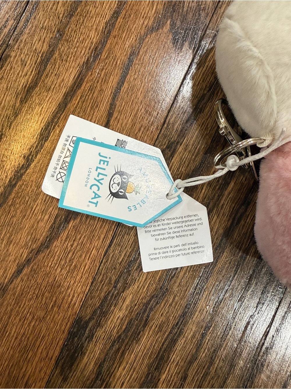 Jellycat Amuseable Marshmallows bag charm keychain - Picture 5 of 6